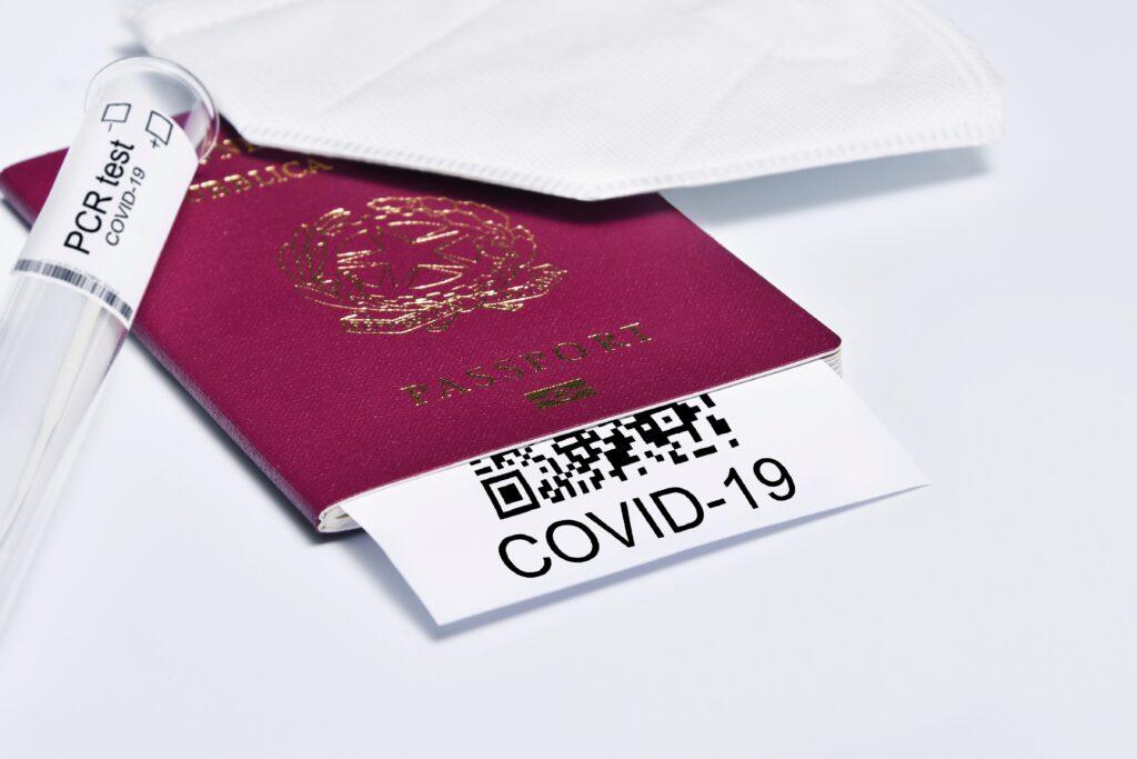 passport and covid test