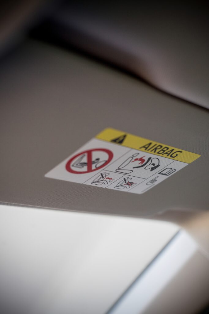 image of airbag sign