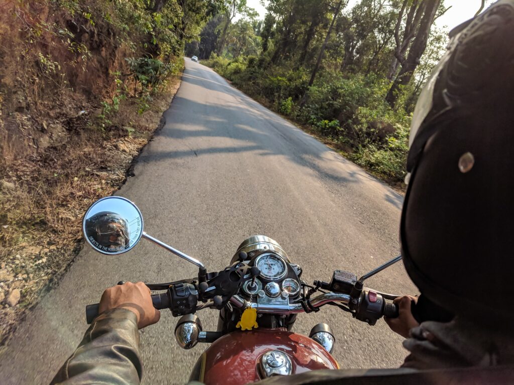 image of someone riding a motorcycle 
